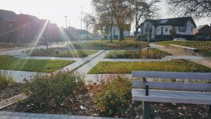 SuDS within West Gorton Community Park, Manchester 