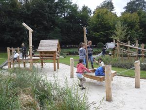 Children Playing at Calverley Adventure Playground