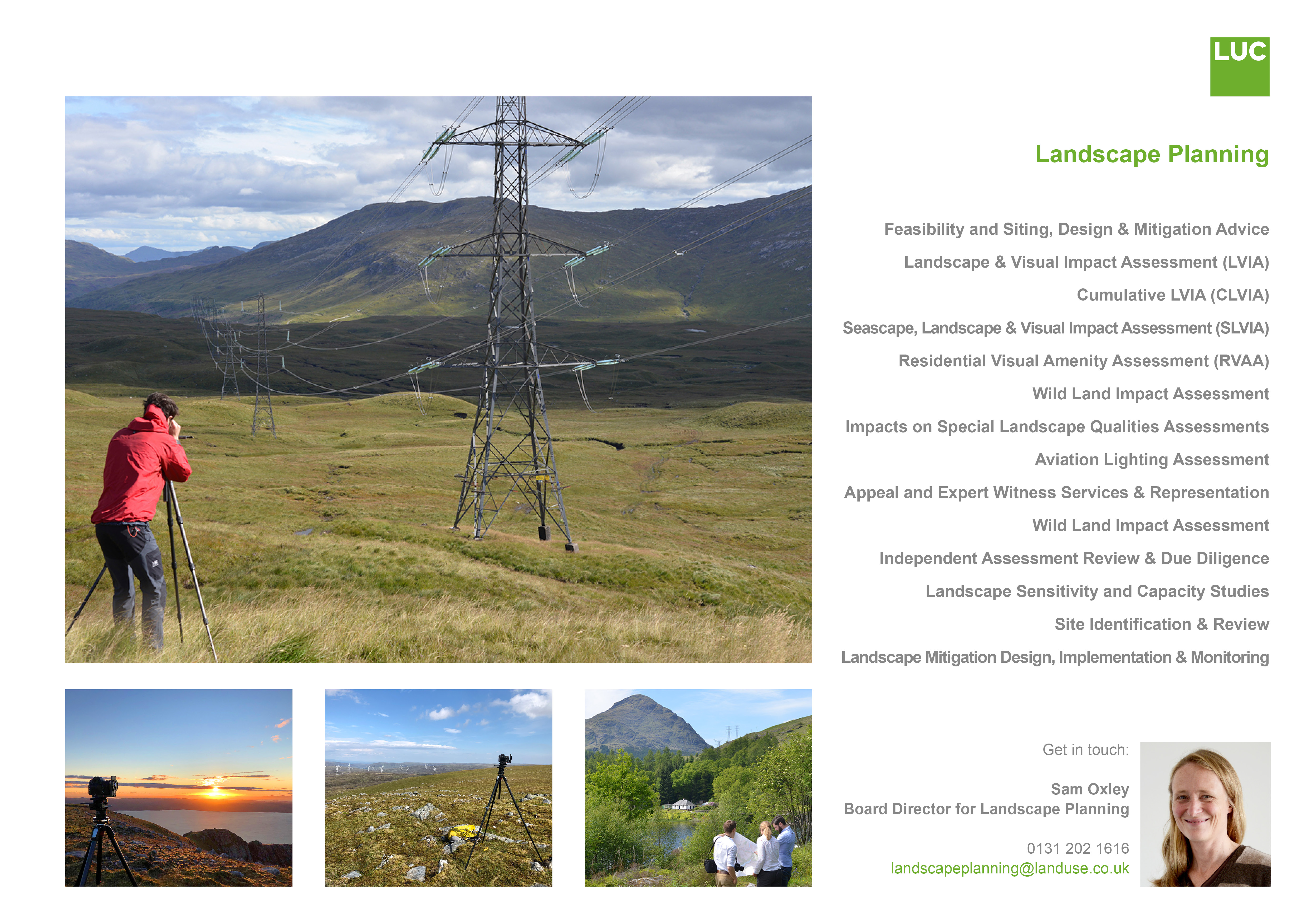Landscape planning and assessment